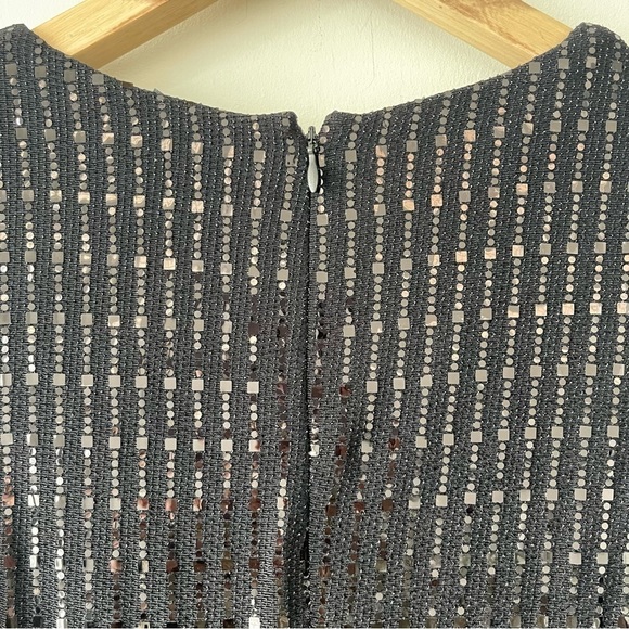 ❌SOLD ❌Anne Klein High Waist Wide Leg Black Sequins Jumpsuit with tie Waist size - Picture 5 of 10